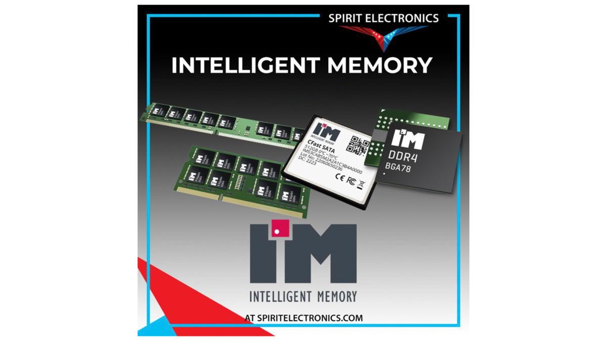 Spirit Electronics Expands its Distribution Portfolio with Intelligent Memory