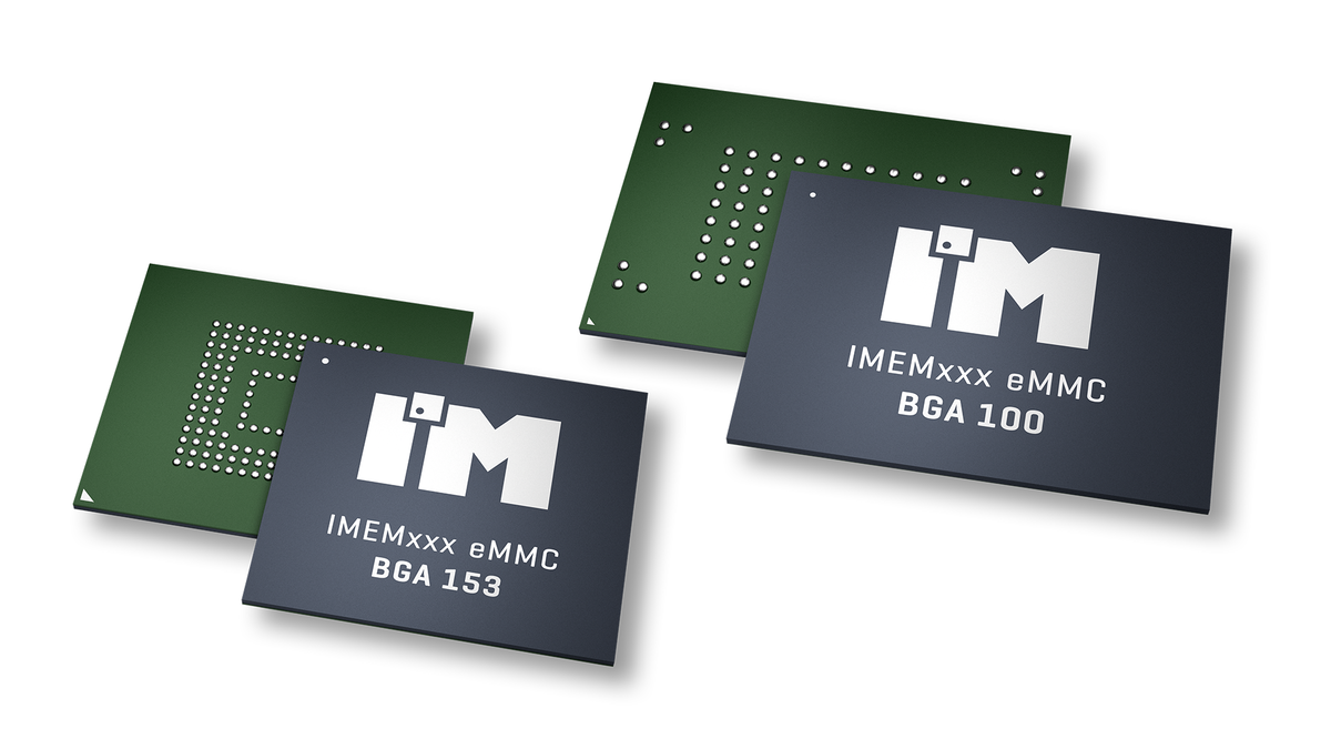 FLASH module - eMMC - eMMC 5.0 - 8GB - eMMC 100 ball - Silver - IMEM008GM1AAM1A-S