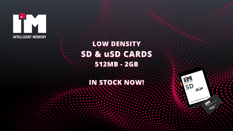 Now in Stock: Industrial SD & microSD Cards from Intelligent Memory